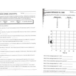 Section 11.2 speed and velocity answers key