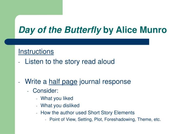 Day of the butterfly alice munro